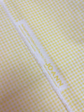 Cotton Flannel Printed Gingham- White with Yellow, Blue, or Lavender