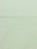 Cotton Flannel Printed Stripes - White with Yellow, Green, or Blue