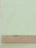 Cotton Flannel Printed Stripes - White with Yellow, Green, or Blue