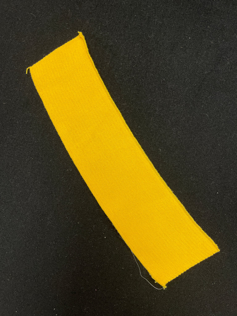 Yellow Collar Rib Poly/Cotton Ribbed Collar Vintage - Golden Yellow – Lucky DeLuxe Fabrics