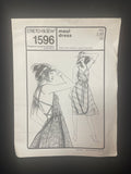 1982 Stretch & Sew 1596 Sewing Pattern - "Maui Dress" Wrap Dress FACTORY FOLDED
