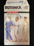 1986 Butterick 4431 Sewing Pattern - Adult Shirt, Tank Top, and Pants FACTORY FOLDED