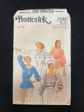 1980's Butterick 5523 Sewing Pattern - Adult Blouses FACTORY FOLDED
