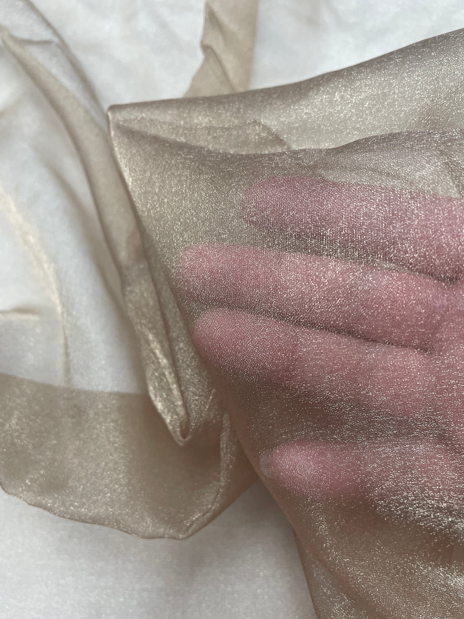 1 Polyester Organza - Gold