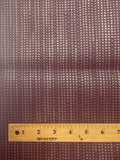 Vinyl Home Dec. - "Ellipsis Boa" Various Colors with Lines of Silver Gray Dots