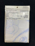 1991 Stamped Cross Stitch Quilt Block Set of 6 - Rose Boquet