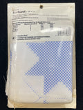 1986 Stamped Cross Stitch Quilt Block Set of 6 - Starburst
