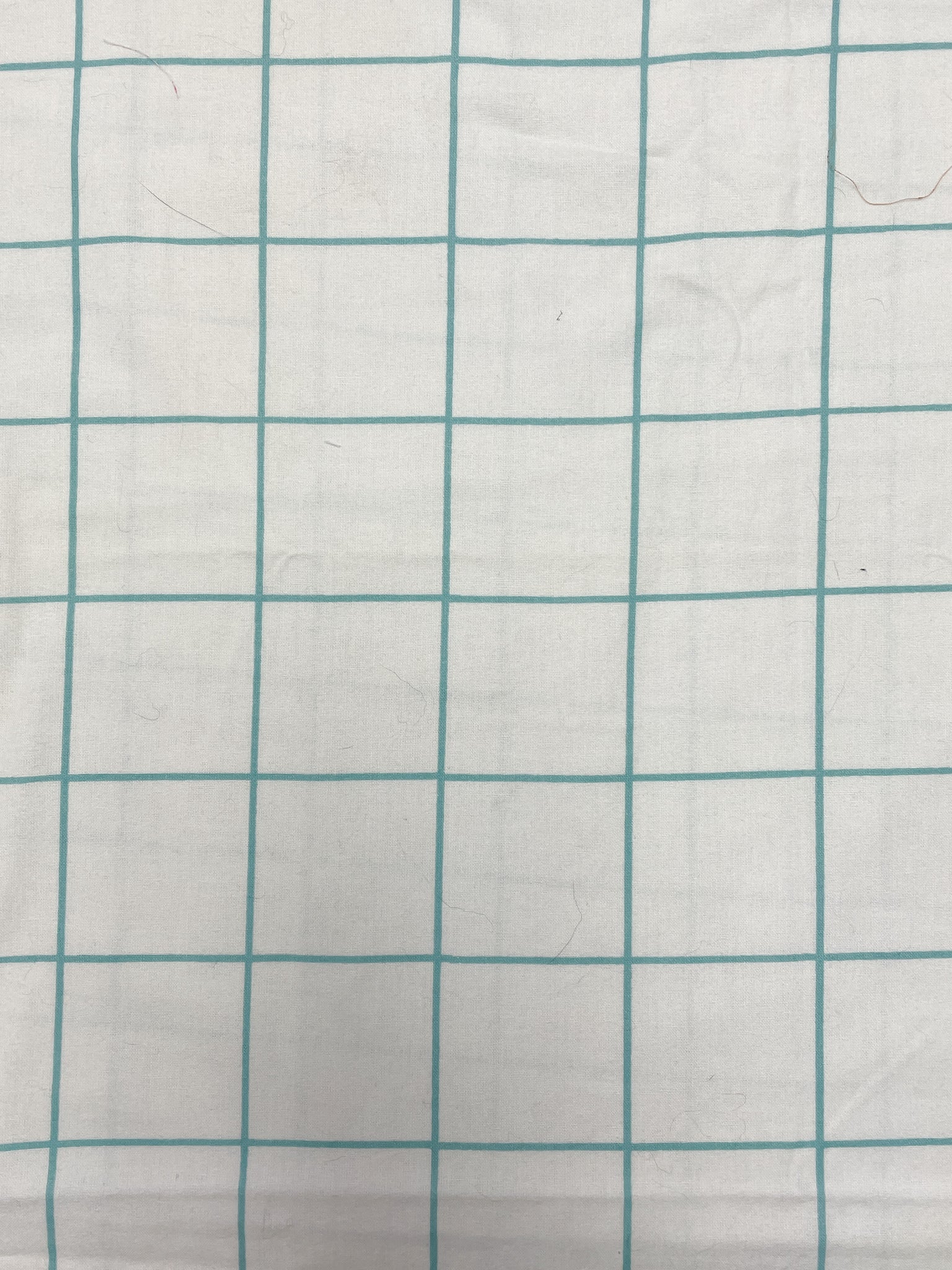 1 1/4 YD Cotton Brushed Printed Plaid Vintage - Creative Grid (Design Wall)