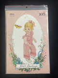 1981 Enchanted Forest 105 Sewing Pattern - Toddler's Blouse and Jumpsuit FACTORY FOLDED