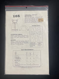 1981 Enchanted Forest 105 Sewing Pattern - Toddler's Blouse and Jumpsuit FACTORY FOLDED