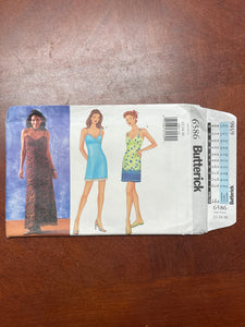 2000 Butterick 6586 Pattern - Dress FACTORY FOLDED