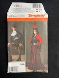 2012 Simplicity 1819 Sewing Pattern - Adult Costume Bolero, Skirt, and Corset FACTORY FOLDED
