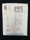 1970s Vogue 1301 Sewing Pattern - Dress FACTORY FOLDED