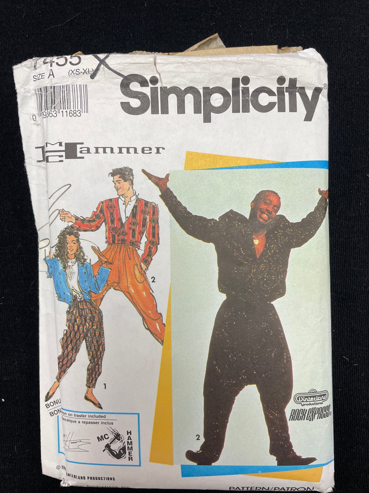 1991 Simplicity 7455 Sewing Pattern - Jacket and Pants