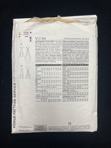 2002 Vogue 2788 Sewing Pattern - Wedding Gown and Bridesmaid's Dress