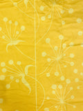 2 7/8 YD Cotton Flannel - Bright Yellow Flowers on Yellow