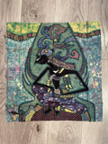 Cotton Batik Panel - Human Figure