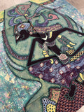 Cotton Batik Panel - Human Figure