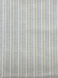 3 1/8 YD Poly/Cotton Yarn-Dyed Stripes - Gray, Yellow and White