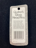 200 Quilter's Glass Head Pins - Very-Fine with Yellow Glass Heads