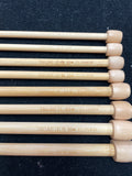 Knitting Needles Bamboo 9" - Bundle of 4 sizes