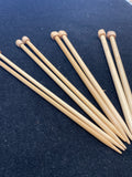 Knitting Needles Bamboo 9" - Bundle of 4 sizes