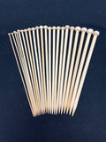 Knitting Needles Bamboo 9 1/2" - Bundle of 11 sizes
