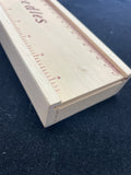 Wood Knitting Needles Box - Slide Top