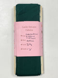 3 3/4 YD Rayon Grosgrain Ribbon Vintage - Forest Green