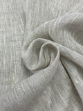 3 2/3 YD Linen Loose Weave - Heather Light Beige