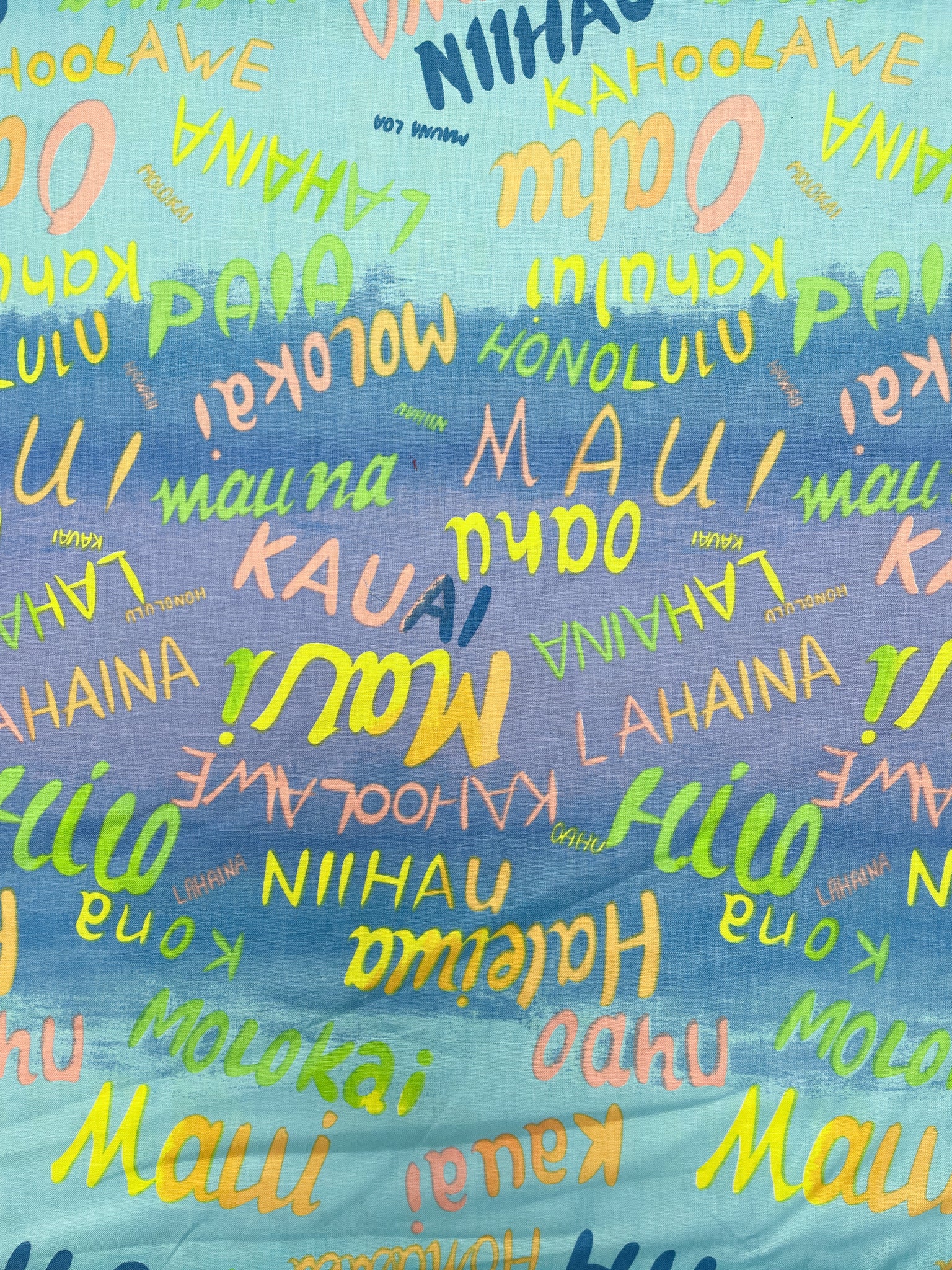 Cotton Vintage - Hawaiian Destinations on Cool Tones