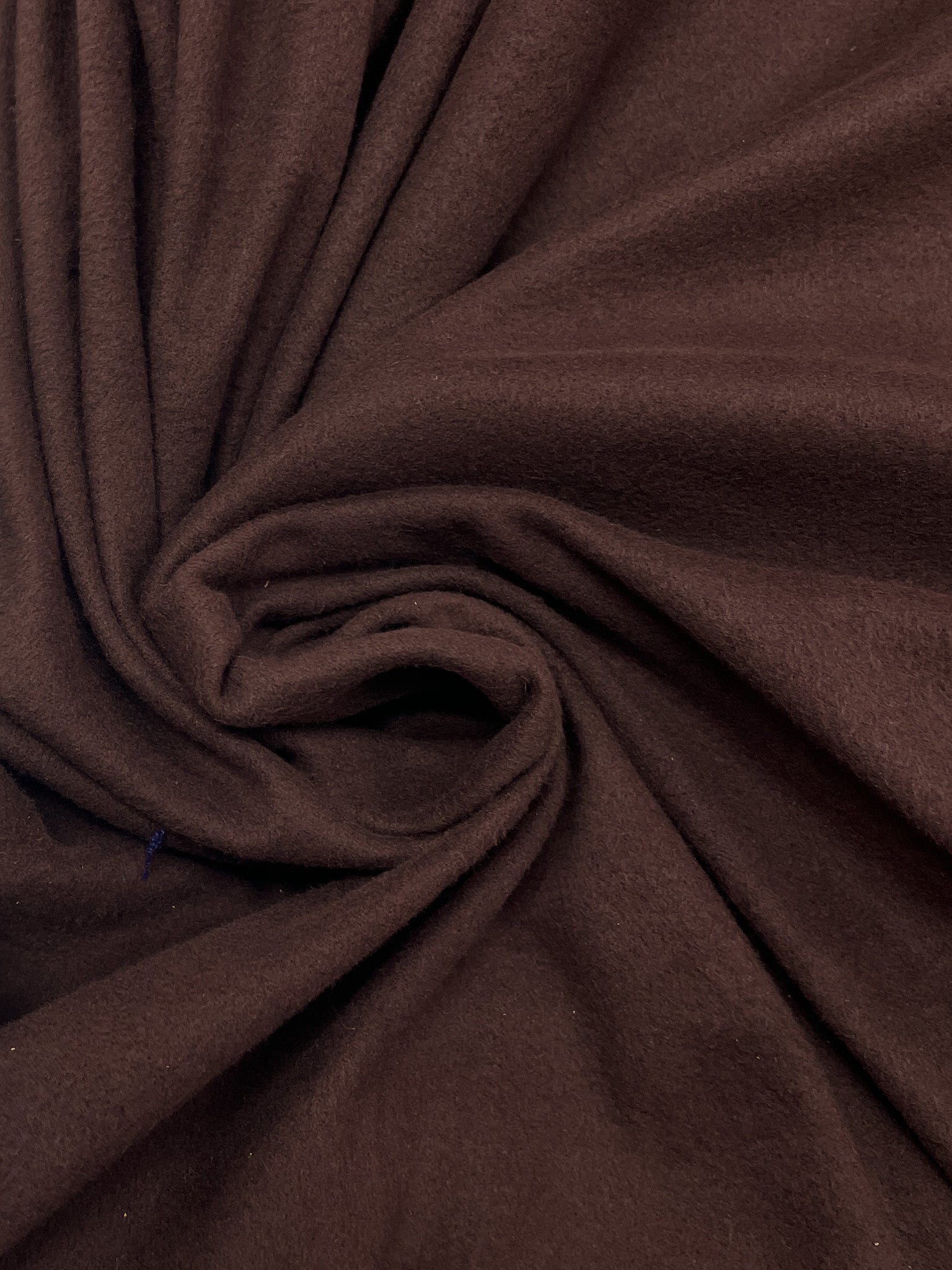 1 7/8 YD Polyester Brushed Knit - Dark Brown