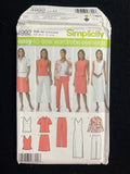 2004 Simplicity 4992 Sewing Pattern - Adult Knit Tops, Dress, Skirts, and Pants FACTORY FOLDED
