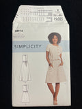 2020 Simplicity 8914 Sewing Pattern - Adult Dresses FACTORY FOLDED