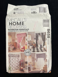 1997 McCall's 8658 Sewing Pattern - Shower Curtains and Bathroom Accessories FACTORY FOLDED