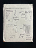 1997 McCall's 8658 Sewing Pattern - Shower Curtains and Bathroom Accessories FACTORY FOLDED