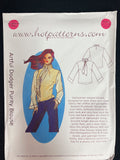 2005 Hot Patterns Artful Dodger Purity Blouse Sewing Pattern - Adult Blouse FACTORY FOLDED