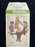 1971 Simplicity 9563 Sewing Pattern - Junior Knit Tops