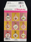 2009 Simplicity 2670 Sewing Pattern - Baby Binky Blankets FACTORY FOLDED