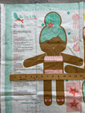 1 YD Quilting Cotton Panel - Mermaid Dolls