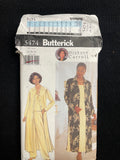 1998 Butterick 5474 Sewing Pattern - Adult Duster, Dress, Top and Pants FACTORY FOLDED
