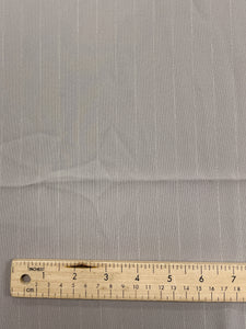 2 YD Polyester Stretch Crepe Suiting - Beige with Pinstripe