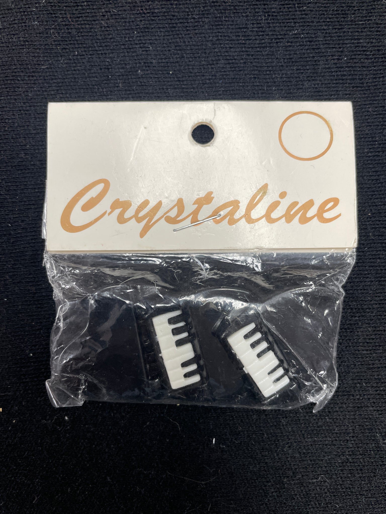 Button Plastic Set of 3 - Pianos