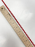 4 3/8 YD Cotton Rick Rack 5/16" Wide - Red