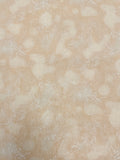 2 1/8 YD Quilting Cotton - Fronds on Mottled Peach