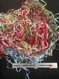 Silk Ribbon Bundle 2mm and 3mm - Various Lengths and Colors