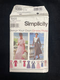 1995 Simplicity 9355 Sewing Pattern - Adult Dresses FACTORY FOLDED