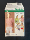 1940's Simplicity 0260 Reproduction Sewing Pattern - Adult Blouses FACTORY FOLDED