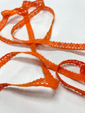 3 YD Polyester Lace Trim - Orange