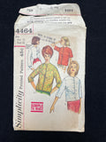1960's Simplicity 4464 Sewing Pattern - Adult Blouses